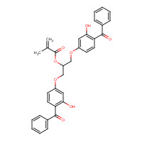 103637-48-5 1,3-bis(4-benzoyl-3-hydroxyphenoxy)propan-2-yl 2-methylprop-2-enoate chemical structure