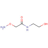 848852-54-0 2-aminooxy-N-(2-hydroxyethyl)acetamide chemical structure