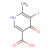 244638-94-6 5-iodo-6-methyl-4-oxo-1H-pyridine-3-carboxylic acid chemical structure