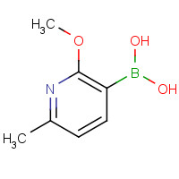 1000802-75-4 (2-methoxy-6-methylpyridin-3-yl)boronic acid chemical structure
