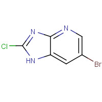 438190-89-7 6-bromo-2-chloro-1H-imidazo[4,5-b]pyridine chemical structure