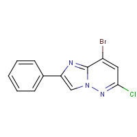 1313014-17-3 8-bromo-6-chloro-2-phenylimidazo[1,2-b]pyridazine chemical structure