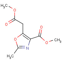 215808-73-4 methyl 5-(2-methoxy-2-oxoethyl)-2-methyl-1,3-oxazole-4-carboxylate chemical structure