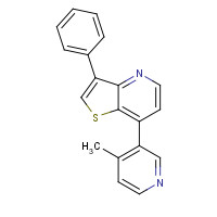 1428880-85-6 7-(4-methylpyridin-3-yl)-3-phenylthieno[3,2-b]pyridine chemical structure