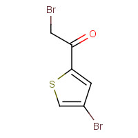 343928-56-3 2-bromo-1-(4-bromothiophen-2-yl)ethanone chemical structure