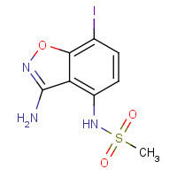 1428882-20-5 N-(3-amino-7-iodo-1,2-benzoxazol-4-yl)methanesulfonamide chemical structure
