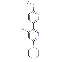 1354288-30-4 5-(6-methoxypyridin-3-yl)-2-morpholin-4-ylpyridin-4-amine chemical structure