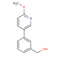 1186193-53-2 [3-(6-methoxypyridin-3-yl)phenyl]methanol chemical structure