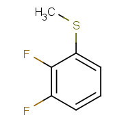 130922-38-2 1,2-difluoro-3-methylsulfanylbenzene chemical structure