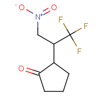 112091-99-3 2-(1,1,1-trifluoro-3-nitropropan-2-yl)cyclopentan-1-one chemical structure