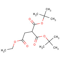 23550-28-9 1-O,1-O-ditert-butyl 2-O-ethyl ethane-1,1,2-tricarboxylate chemical structure