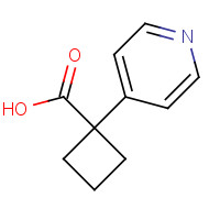 1211594-47-6 1-pyridin-4-ylcyclobutane-1-carboxylic acid chemical structure