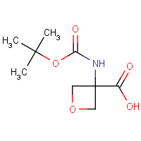 1159736-25-0 3-[(2-methylpropan-2-yl)oxycarbonylamino]oxetane-3-carboxylic acid chemical structure