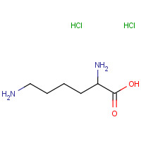 617-68-5 2,6-diaminohexanoic acid;dihydrochloride chemical structure