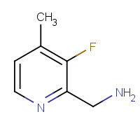 756807-57-5 (3-fluoro-4-methylpyridin-2-yl)methanamine chemical structure