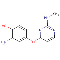 769961-06-0 2-amino-4-[2-(methylamino)pyrimidin-4-yl]oxyphenol chemical structure
