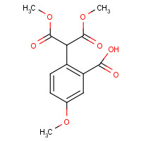 1370606-52-2 2-(1,3-dimethoxy-1,3-dioxopropan-2-yl)-5-methoxybenzoic acid chemical structure