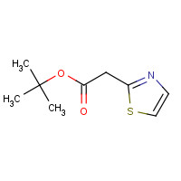 1312537-45-3 tert-butyl 2-(1,3-thiazol-2-yl)acetate chemical structure