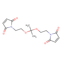 118377-62-1 1-[2-[2-[2-(2,5-dioxopyrrol-1-yl)ethoxy]propan-2-yloxy]ethyl]pyrrole-2,5-dione chemical structure
