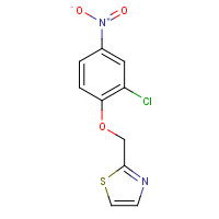 851545-78-3 2-[(2-chloro-4-nitrophenoxy)methyl]-1,3-thiazole chemical structure