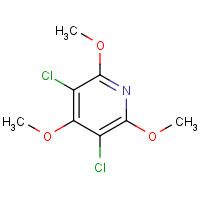 2412-97-7 3,5-dichloro-2,4,6-trimethoxypyridine chemical structure