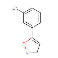 7064-33-7 5-(3-bromophenyl)-1,2-oxazole chemical structure