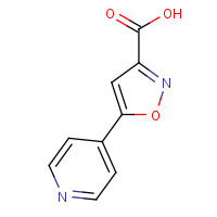 893638-41-0 5-pyridin-4-yl-1,2-oxazole-3-carboxylic acid chemical structure