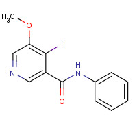 1087659-16-2 4-iodo-5-methoxy-N-phenylpyridine-3-carboxamide chemical structure
