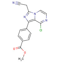 1620564-43-3 methyl 4-[8-chloro-3-(cyanomethyl)imidazo[1,5-a]pyrazin-1-yl]benzoate chemical structure