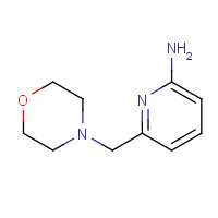 400775-22-6 6-(morpholin-4-ylmethyl)pyridin-2-amine chemical structure
