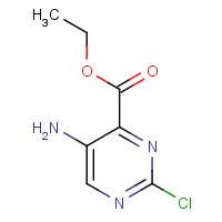 59950-50-4 ethyl 5-amino-2-chloropyrimidine-4-carboxylate chemical structure