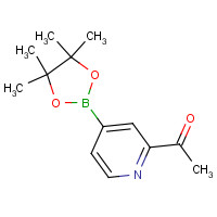 741709-58-0 1-[4-(4,4,5,5-tetramethyl-1,3,2-dioxaborolan-2-yl)pyridin-2-yl]ethanone chemical structure