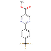 871251-66-0 methyl 2-[4-(trifluoromethyl)phenyl]pyrimidine-5-carboxylate chemical structure