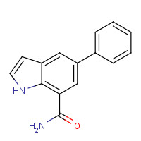 860625-06-5 5-phenyl-1H-indole-7-carboxamide chemical structure