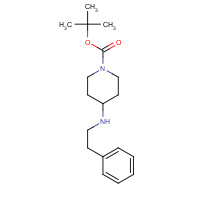 301220-70-2 tert-butyl 4-(2-phenylethylamino)piperidine-1-carboxylate chemical structure