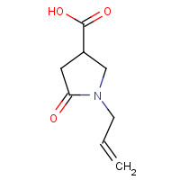 16199-99-8 5-oxo-1-prop-2-enylpyrrolidine-3-carboxylic acid chemical structure