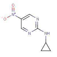 1161609-25-1 N-cyclopropyl-5-nitropyrimidin-2-amine chemical structure