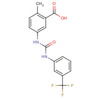 1613228-53-7 2-methyl-5-[[3-(trifluoromethyl)phenyl]carbamoylamino]benzoic acid chemical structure