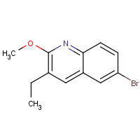 409346-71-0 6-bromo-3-ethyl-2-methoxyquinoline chemical structure