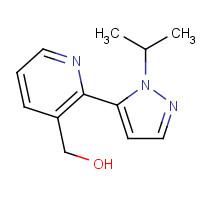 1446321-93-2 [2-(2-propan-2-ylpyrazol-3-yl)pyridin-3-yl]methanol chemical structure