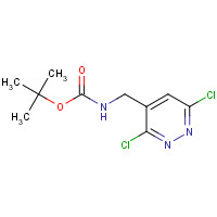 631914-72-2 tert-butyl N-[(3,6-dichloropyridazin-4-yl)methyl]carbamate chemical structure
