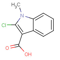 54778-21-1 2-chloro-1-methylindole-3-carboxylic acid chemical structure
