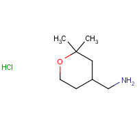 1311254-48-4 (2,2-dimethyloxan-4-yl)methanamine;hydrochloride chemical structure