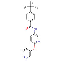 125125-11-3 4-tert-butyl-N-(6-pyridin-3-yloxypyridin-3-yl)benzamide chemical structure