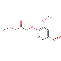 51264-70-1 ethyl 2-(4-formyl-2-methoxyphenoxy)acetate chemical structure