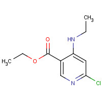 959162-97-1 ethyl 6-chloro-4-(ethylamino)pyridine-3-carboxylate chemical structure