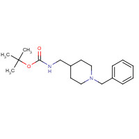 173340-23-3 tert-butyl N-[(1-benzylpiperidin-4-yl)methyl]carbamate chemical structure
