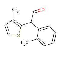 1569102-54-0 2-(2-methylphenyl)-2-(3-methylthiophen-2-yl)acetaldehyde chemical structure