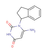 876408-58-1 6-amino-1-(2,3-dihydro-1H-inden-1-yl)pyrimidine-2,4-dione chemical structure