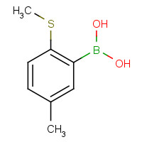 1259443-48-5 (5-methyl-2-methylsulfanylphenyl)boronic acid chemical structure